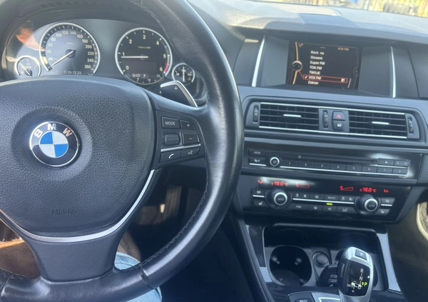 BMW Seria 5 cena 49999 przebieg: 251600, rok produkcji 2013 z Działdowo małe 436